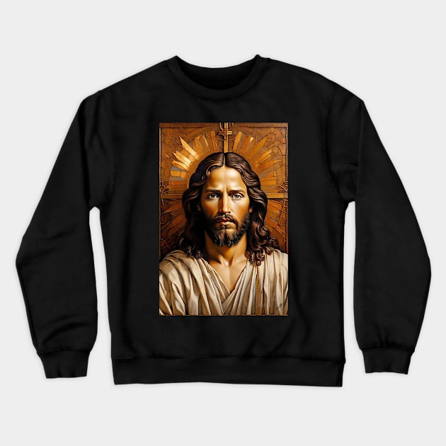 Jesus of Nazareth Crewneck Sweatshirt by Ratherkool